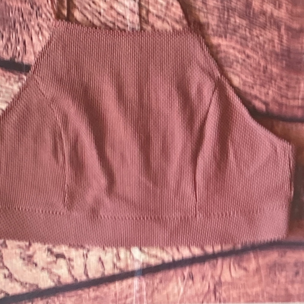 Urban Outfitters Mauve Ribbed Crop Tank Top
